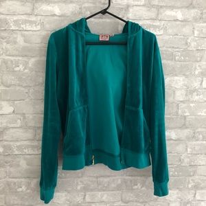 Juicy Couture Velour Zip-Up Hoodie